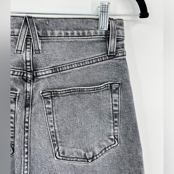 SLVRLAKE Beatnik High Rise Skinny Jeans Slim Harvest Moon Black Gray Grey 24 - Picture 13 of 14